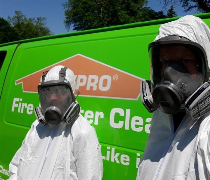 SERVPRO techs don their PPE