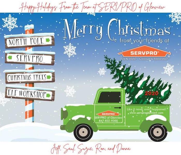 holiday greetings from SERVPRO of Glenview